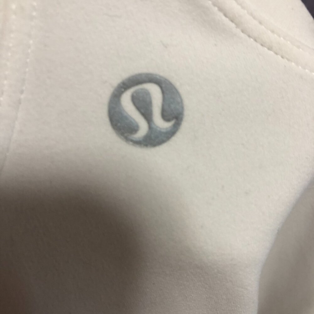 Lululemon Cool Raceback White Tank Top Size Small - Picture 6 of 6